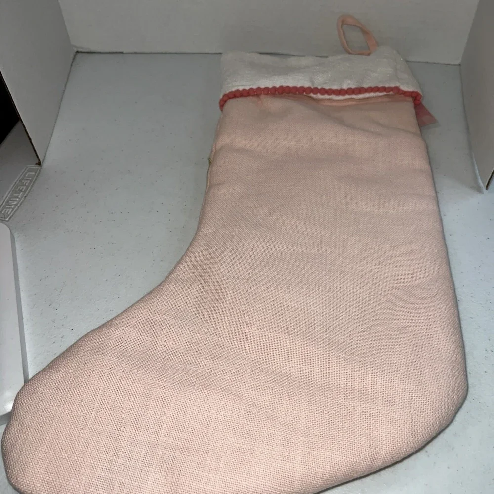 NWT CUPCAKES & CASHMERE NUTCRACKER CHRISTMAS Stocking Sugar Plum Fairy Pink